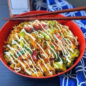 Keto Togarashi Pork Fried Rice