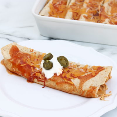 Instant Pot Low Carb Chicken Enchiladas