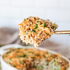 Healthy Chicken Broccoli Rice Casserole