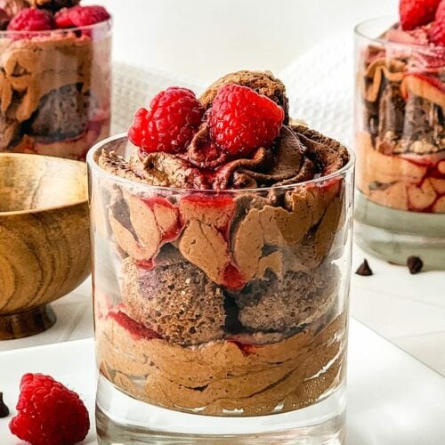 Raspberry Chocolate Parfait