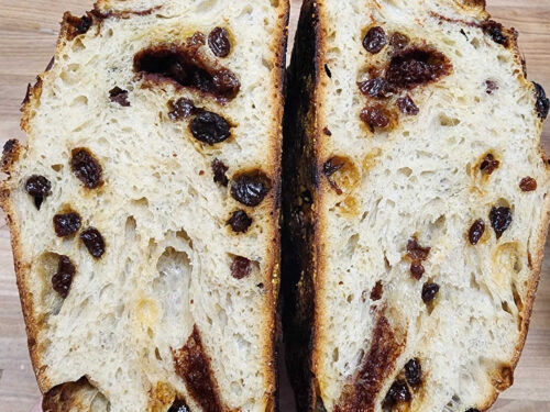 Cinnamon Raisin Sourdough Bread