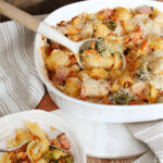 Cheesy Vegetable and Ham Pasta Bake
