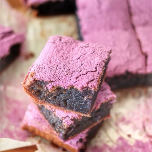 Easiest Ube (Purple Yam) Mochi Brownie Recipe