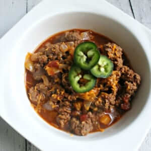 Easy, Healthy Chili Recipe with Ground Beef