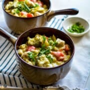 Creamy Mac and Cheese Chicken Soup - Gluten-Free