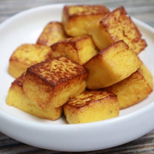 Pan-Fried Polenta Cake