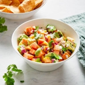Papaya Salsa with Avocado