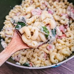 Sausage and Spinach Pasta