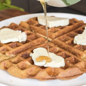Crispy Almond Flour Waffles