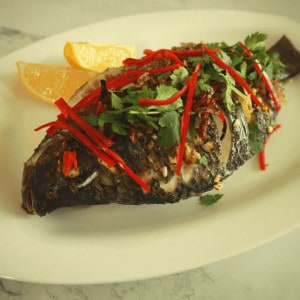 Oven Baked Tilapia Whole Fish