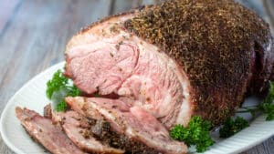 Smoked Boneless Leg of Lamb