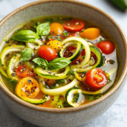 ZUCCHINI NOODLE DETOX SOUP