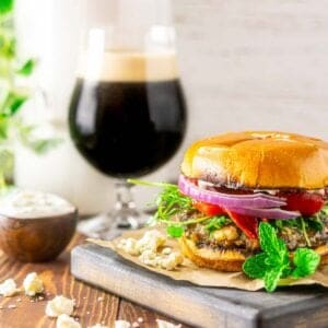 Minted Lamb Burgers