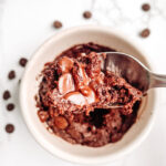 Vegan Chocolate Mug Cake [GF, Low Carb & Low Sugar]