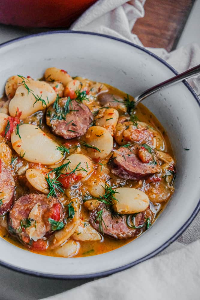 Smoky Romanian Bean Stew
