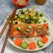 Miso-Lemon Baked Steelhead Trout