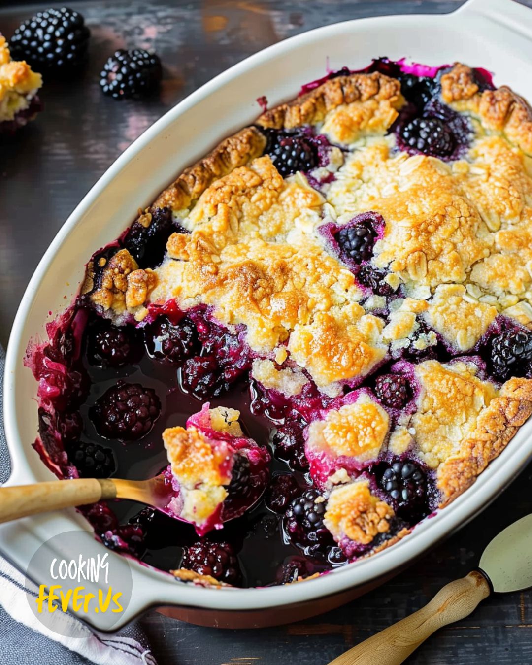 The Pioneer Women's Blackberry Cobbler
