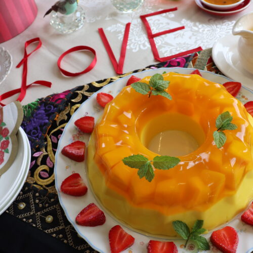 Mango Passion Jelly Pudding