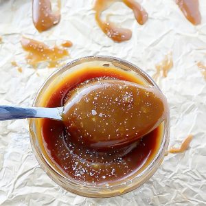 6-Minute Small Batch Salted Caramel Sauce