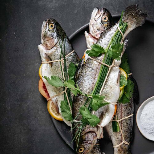 Citrus & Herb-Stuffed Whole Trout