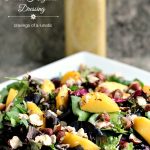 Peach Salad with Peach-Hazelnut Dressing