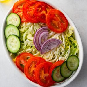 Ensalada Verde (Dominican Fresh Green Salad)