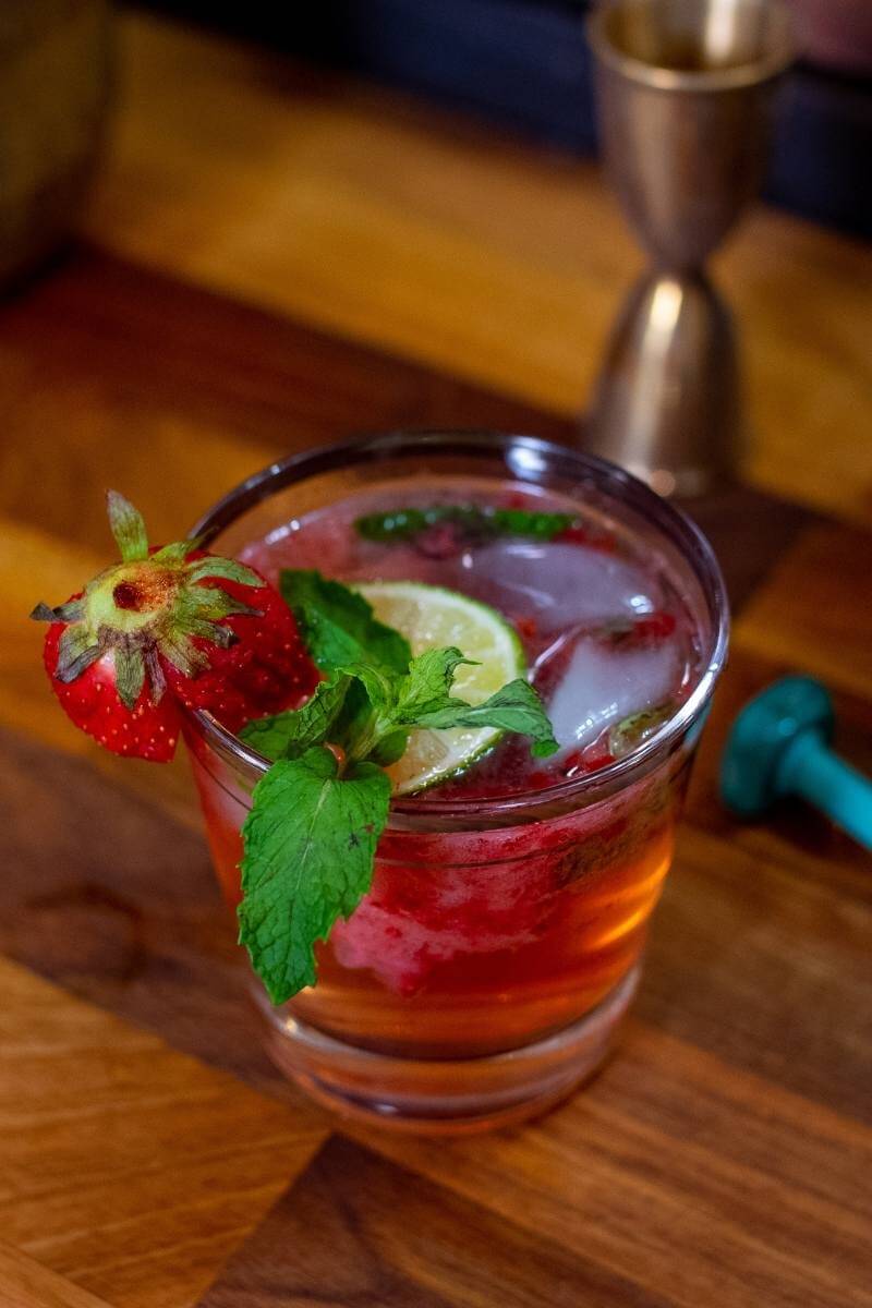 Strawberry Mint Mojito