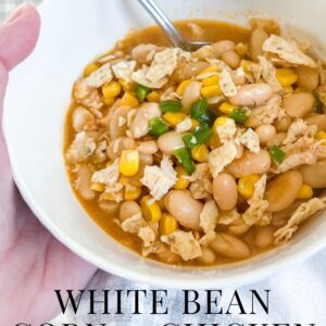 White Bean, Corn, and Chicken Chili