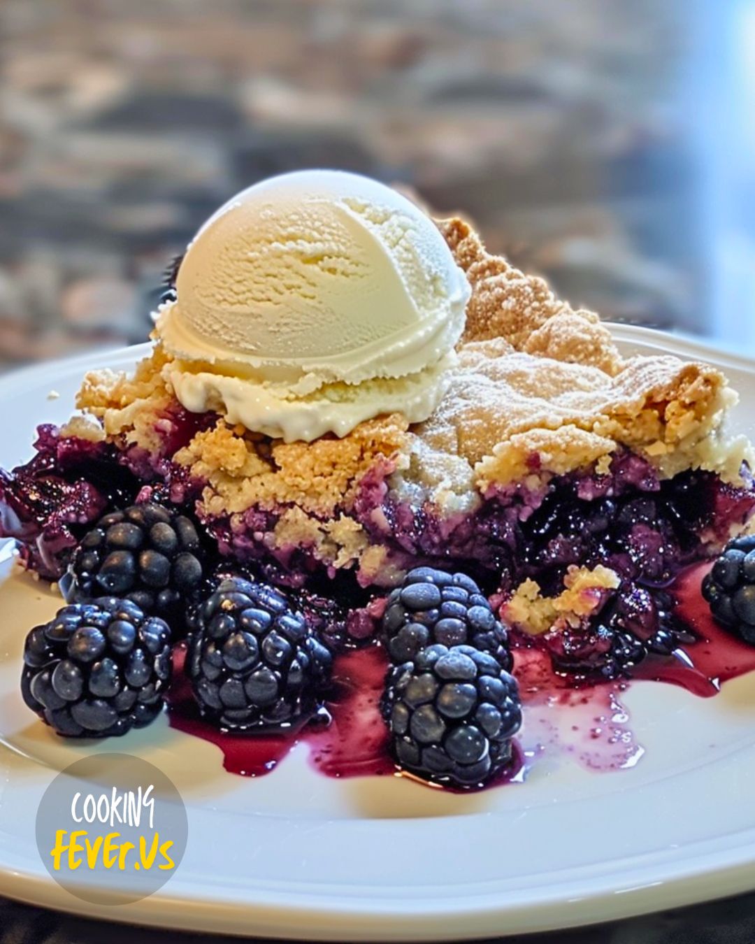 Keto Blackberry Cobbler