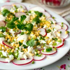 Radish Salad With Eggs & Creamy Dressing