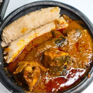 Kwacoco and Banga Soup