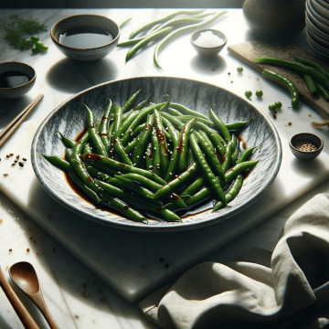 Thanksgiving Soy-Glazed Green Beans with Sesame & Honey