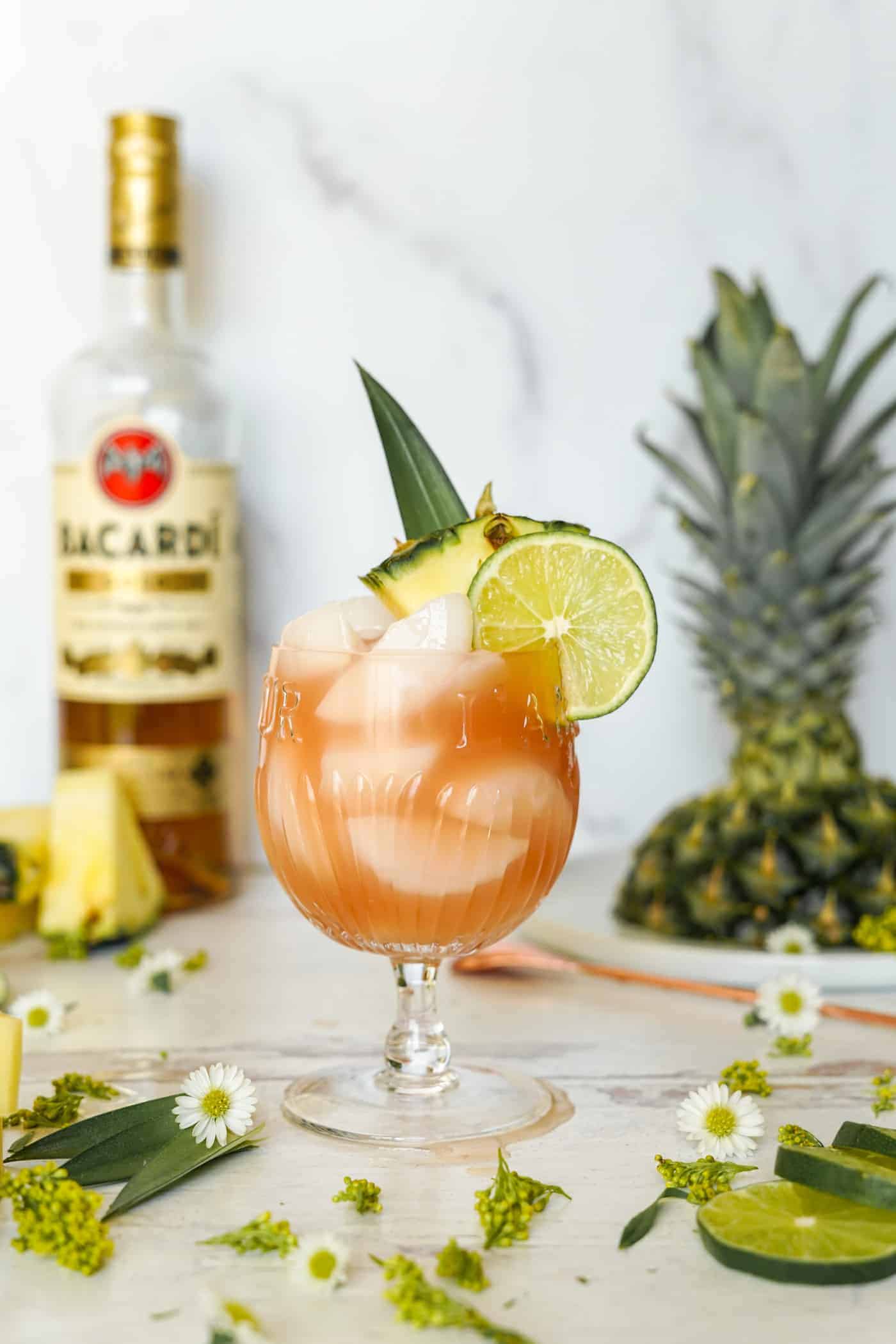 Bacardi Rum Punch | Easy Rum Cocktail