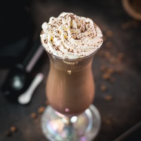 Iced Coffee with Chocolate Ice Cream