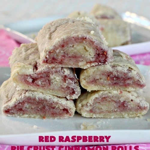 Red Raspberry Pie Crust Cinnamon Rolls