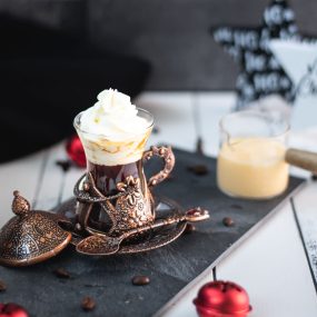 Eggnog-flavored Whipped Cream