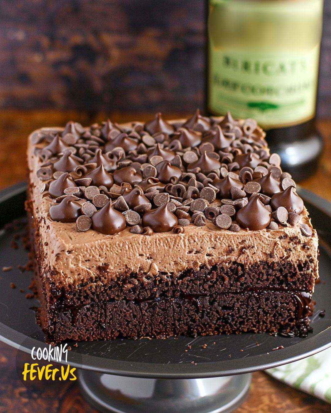 Baileys Chocolate Poke Cake