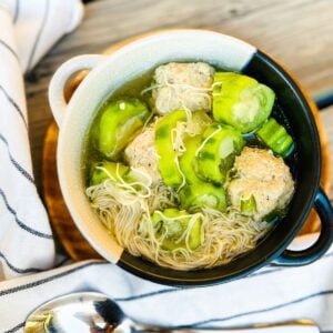 Almondigas (Filipino Meatball and Miswa with Patola Soup) Recipe
