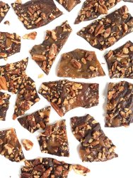 Boozy Bourbon Pecan Pie Bark