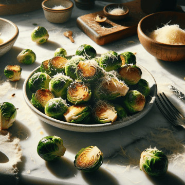 Thanksgiving Crispy Garlic Parmesan Brussels Sprouts: Irresistible Side Dish