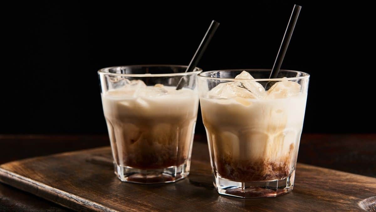 Peppermint Bark Rumchata White Russian