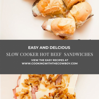 Slow Cooker Hot Beef Sandwiches