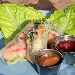 Vietnamese Grilled Shrimp Spring Rolls