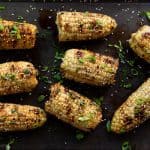 Spicy Hoisin and Sesame Glazed Corn on the Cob