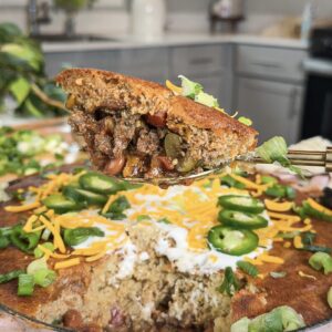 Cornbread Chili casserole
