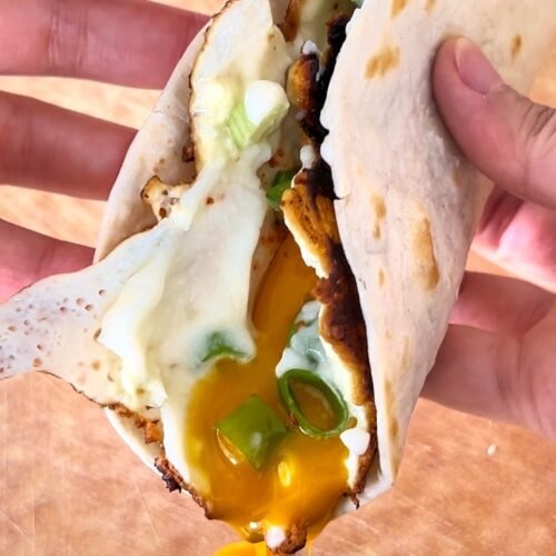 Viral Crispy Feta Fried Eggs