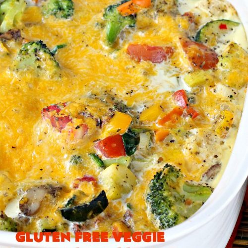 Gluten Free Veggie Breakfast Casserole