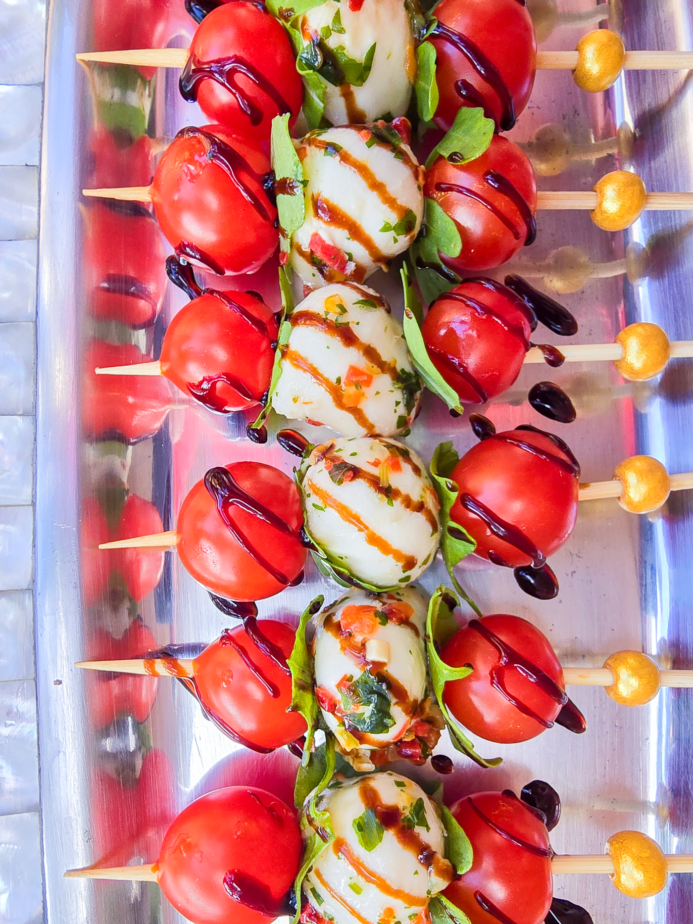 Caprese Salad Party Skewers