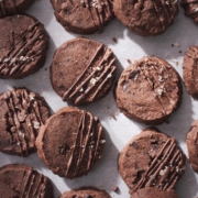 Salted Chocolate Sablé Cookies