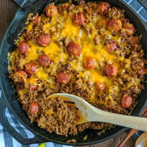Keto Coney Dog Casserole